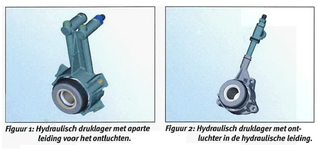 Hydraulisch druklager ontluchten renault